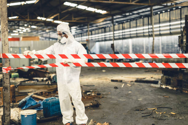 Professional Crime Scene Cleanup technician working in Richgrove, CA